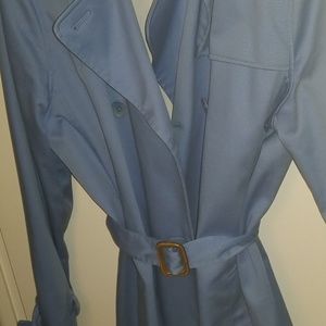🙀🔥Lands' end trench coat sky blue 14P
